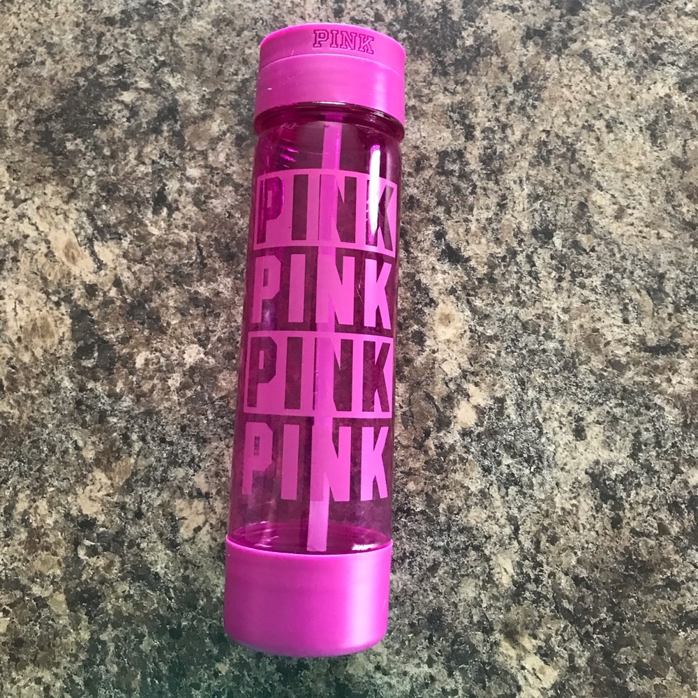 VS pink water bottle